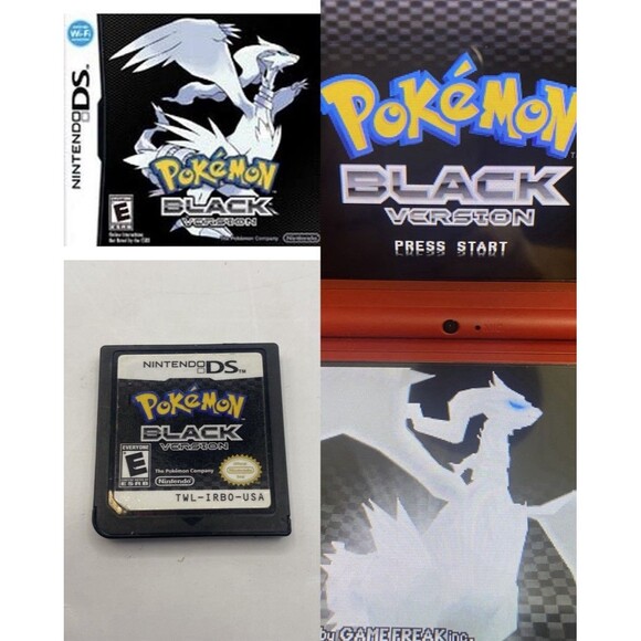 Pokemon: Black Version Nintendo DS, 2011 Authentic Tested 162 Hours 215 Pokédex - Picture 1 of 5